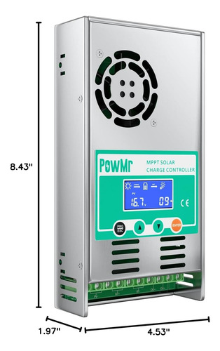 Mppt Controlador De Carga Solar De 60 Amperios 48 V 36 V 24