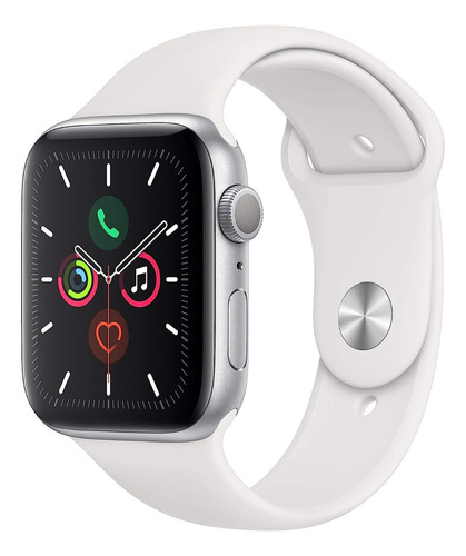 Imagen 1 de 3 de Apple Watch S5 40mm Silver Aluminum Color De La Caja Plateado
