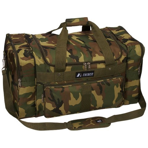 Bolsa De Lona Woodland Camo, Camuflaje, Talla Única