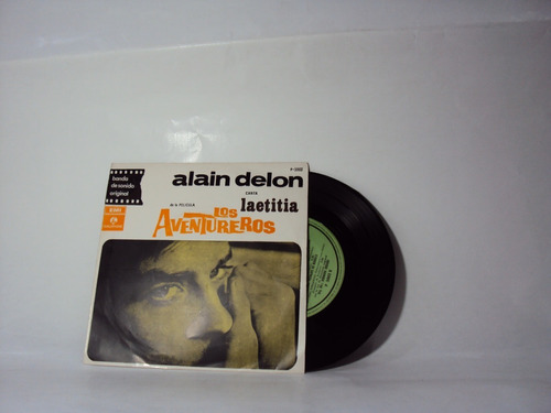 Vinilo Simple 38 Alain Delon Los Aventureros