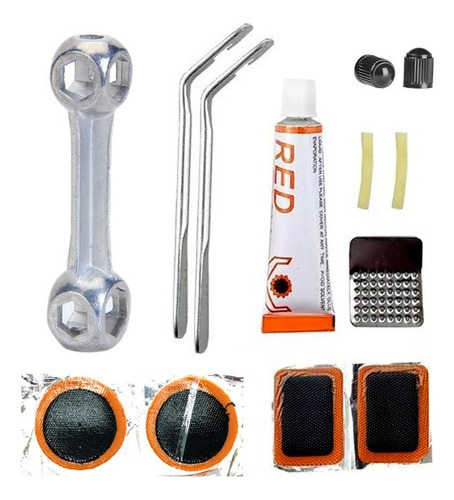 Kit De Reparacion Y Herramienta Bicicleta  11 Piezas Mas 3