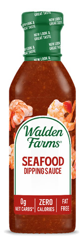 Walden Farms Salsa De Cctel De Mariscos, Botella De 12 Onzas