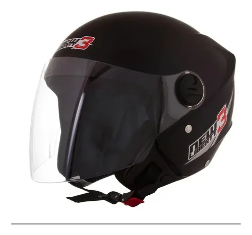 Capacete New Liberty Three 60 Preto Fosco Pro Tork