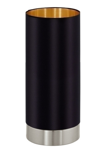 Lámpara De Mesa Maserlo Negra, Regulador Táctil- Eglo Eg0256