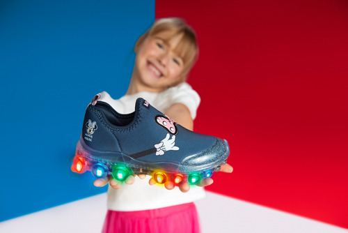 Zapatillas Led Luces Bibi Disney 1217087 Prende Al Pisar