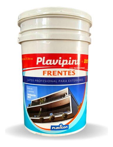 Latex Profesional Exterior Plavipint Frentes Plavicon X 24 L