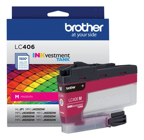 Cartucho Tinta Brother Lc-406 Ms Magenta