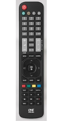 Imagen 1 de 8 de Control Remoto Tv Lcd Led Plasma LG One For All Urc 1911