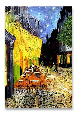 Pintura Cuadro Van Gogh Terraza Café Por La Noche -sin Marco