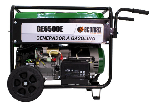 Planta Eléctrica Ecomax Ge6500e-d Gasolina Arranque Manual