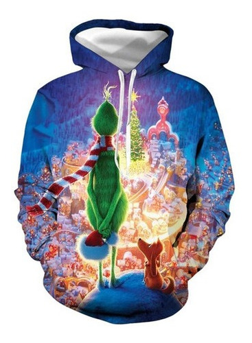 Nueva Green Grinch Película 3d Impreso Amante Sudaderas