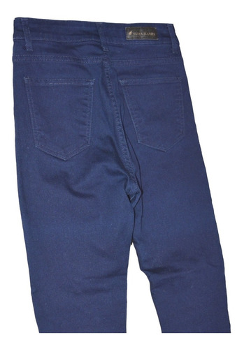 Imagen 3 de 4 de Pantalon Jean Mujer Esqueleto Huesos Elastizado Chupin T40