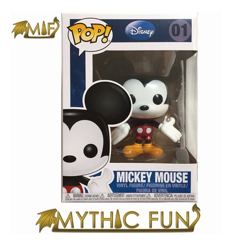 Funko Pop Disney - Mickey Mouse 01 (Usado)