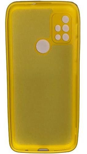 Funda de silicona compatible para Moto G10, G20, G30 6.5, color amarillo aterciopelado