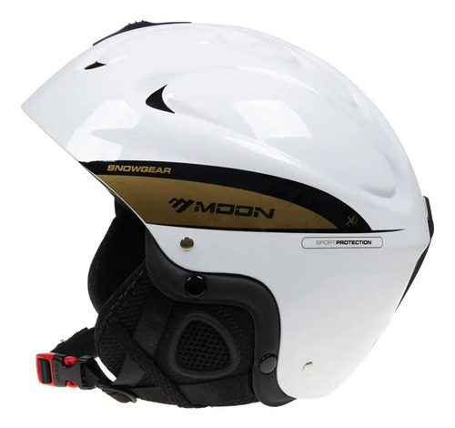 Casco Ski Snowboard Blanco Con Funda Protectora / Mmountain