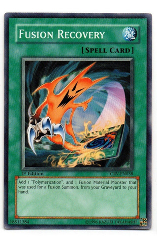 Fusion Recovery 1st Edition  Carta  Yu-gi-oh! 