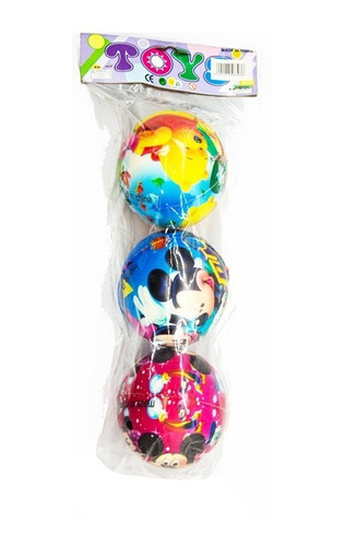 Pelotas Diseños Infantiles X3 Pack X2 Unidades Suchina Sa