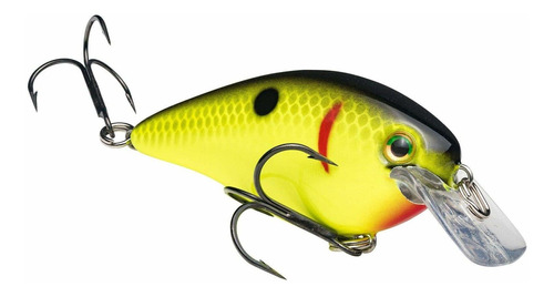 Crankbait Squarebill Hckvds1.5-535 Black Back Chartreuse