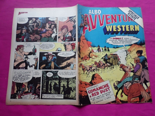 Albo Avventura Western Comic Italiano Comanche E Red Dust