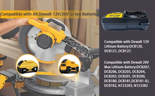 Cargador De Batería 12v/20v Máx. Dcb115 Dcb112 Para Dewalt