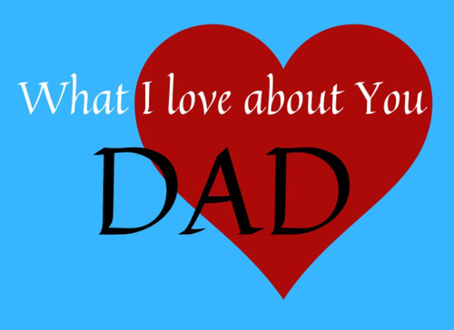 Libro: What I Love About You Dad: Personalized, Prompted Fil