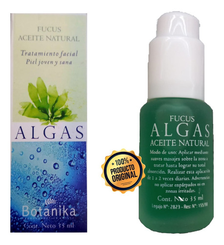 Aceite De Fucus Anti Age Tratam. Facial Rejuvenece Botanica