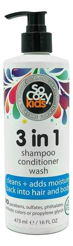 Socozy 3in1 Champú + Acondicionador + Gel De Baño Para Niños