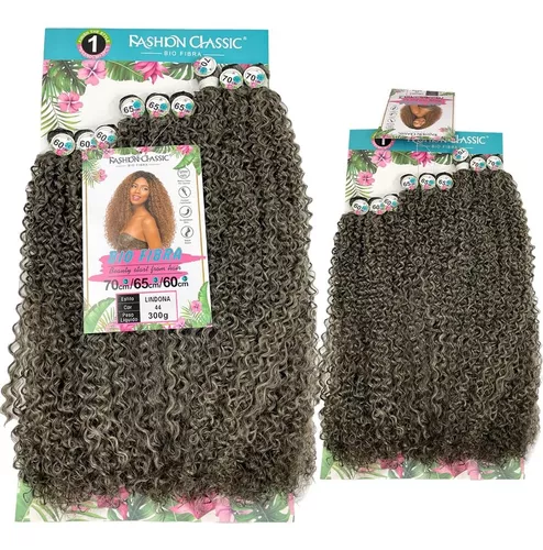 Cabelo Orgânico Bio Fibra Lindona Fashion Classic 300G em Promoção na  Americanas