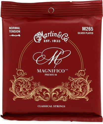 Set Cuerdas Para Guitarra Clasica Nylon Martin M265 Normal 