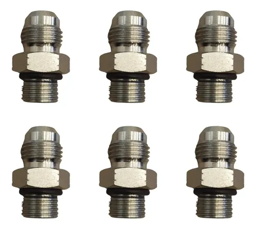 Adaptador Macho Jic 9/16x18 / Oring 1/2x20 Kit 6 | MercadoLivre