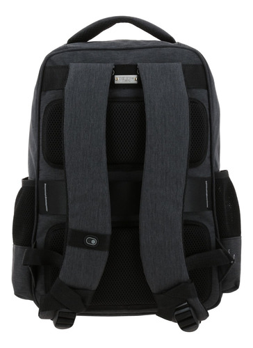 Mochila Grande Chenson Pro Ar Negro Multiples Bolsillos Juvenil