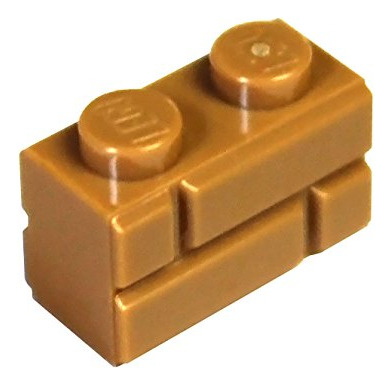 Piezas Y Piezas De Lego Sand Orange Medium Nougat 1x2 Albañi