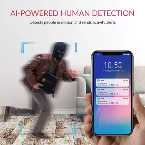 Yi Technology Cámara Seguridad Full Hd Detección Humana Wifi