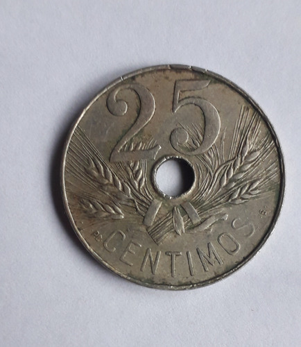 Moneda De España 20 Centimos Año 1927