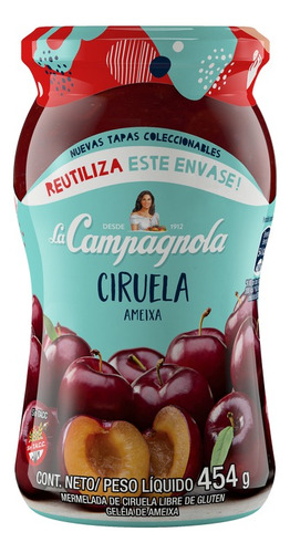 Mermelada Ciruela La Campagnola X 454g