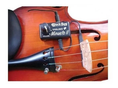 Kit Captador Para Violino E Viola Com Volume Bbm Black Bug