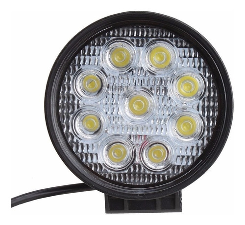 Faro Led 27w Redondo Waterproof Exploradoras Cree