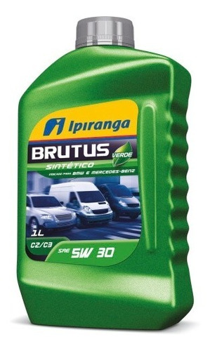 Óleo Do Motor Ipiranga Brutus Sintético Verde 5w30 C2/c3 1l