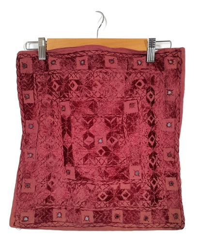 Imagen 1 de 5 de Funda De Almohadones 40x40 Cm Hindúes Bordad