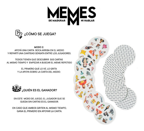 Imagen 12 de 12 de Juego De Mesa Dígalo Con Memes Meme Test Memmes Cartas Risas