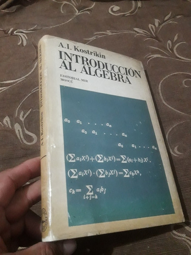 Libro Mir Introduccion Al Algebra Kostrikin