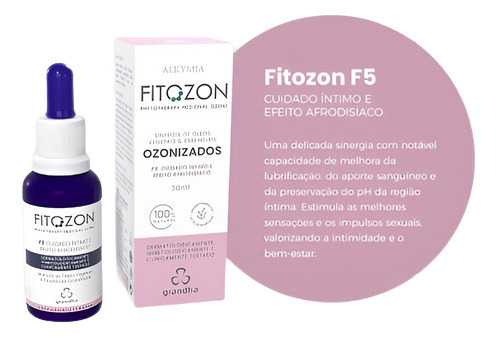 Alkymia Fitozon F5 Cuidado Íntimo E Efeito Afrodisíaco