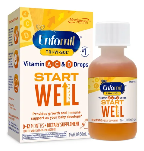 Gotas Multivitamínicas Para Bebés Enfamil Tri-vi-sol, Apoyan
