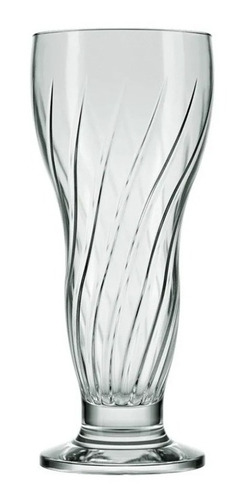 6 Copas Milkshake Licuado Batidos Jugo Nadir Clube 360ml Color Transparente