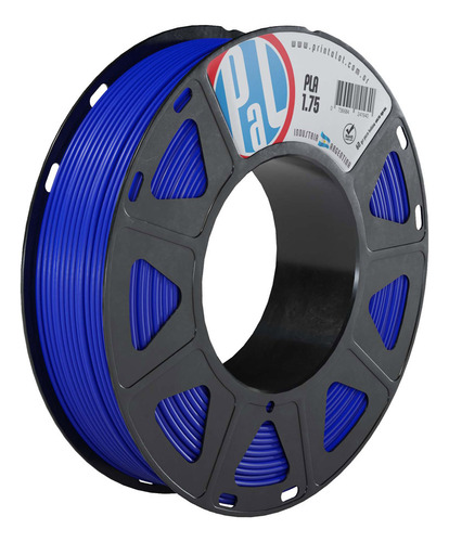 Filamento 3D PLA Printalot de 1.75mm e 1kg azul