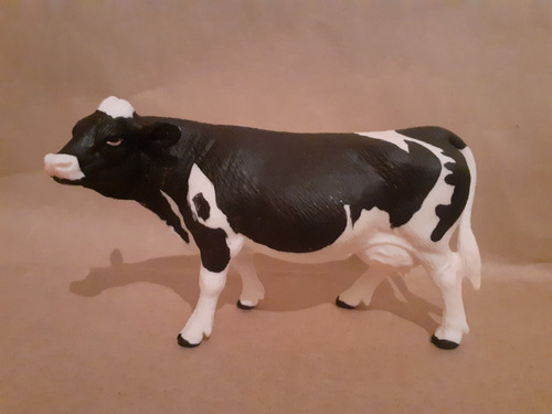 Vaca Holstein De Juguete/ Plastico/ Juguete/ Maqueta Cod 17