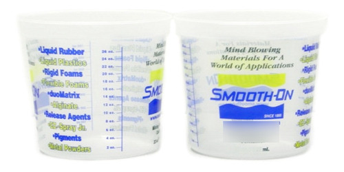 Vaso Medidor Smoth Caucho Silicona Resina Epoxica 473ml  X 1