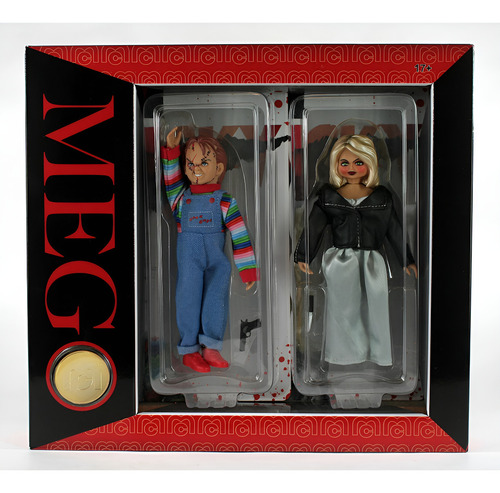 Mego Figuras De Acción Paquete Chucky Y Tiffany Set 20 Cms