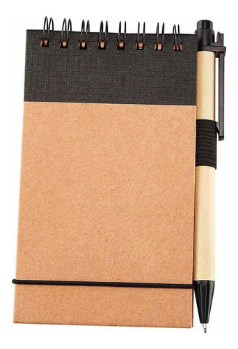 10 Piezas Libreta De Bolsillo Ecológica Con Bolígrafo Expo
