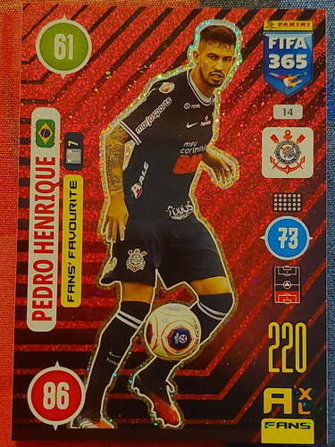 Carta Adrenalyn Fifa 365 2021 / Pedro Henrique #14